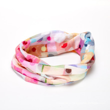 Oem print polyester tube hiking scarves bandana scarf
